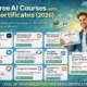 Free AI Courses with Certificates