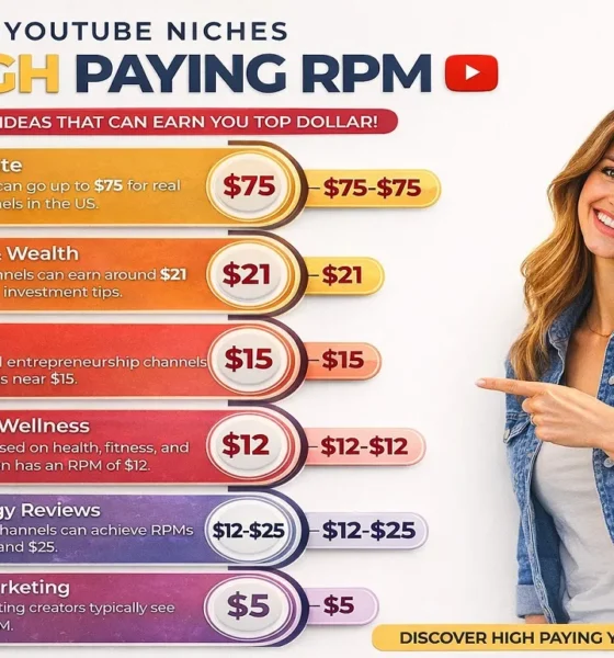 High Paying YouTube Niches