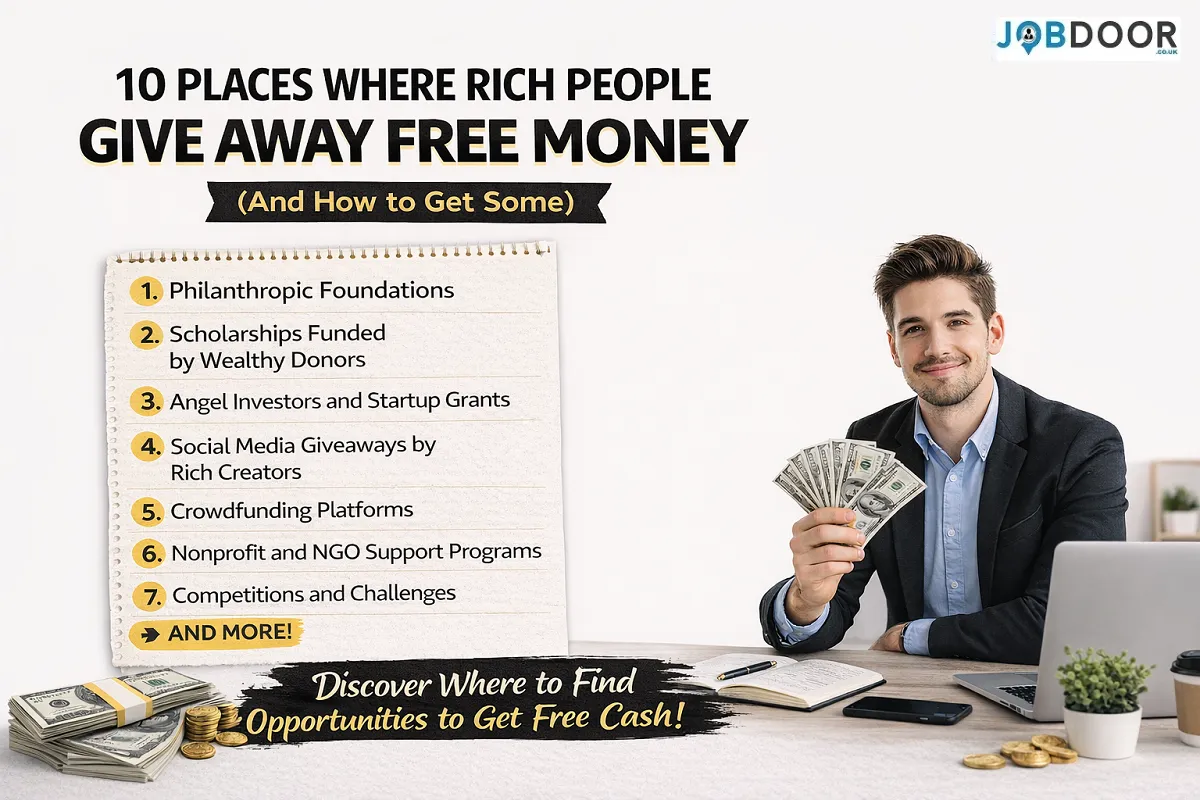 10 Places Where Rich People Give Away Free Money