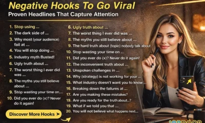 Negative Hooks to go Vira;