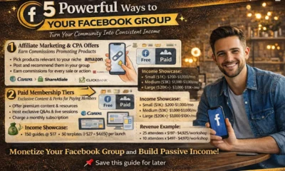 Ways To Monetize Your Facebook Group