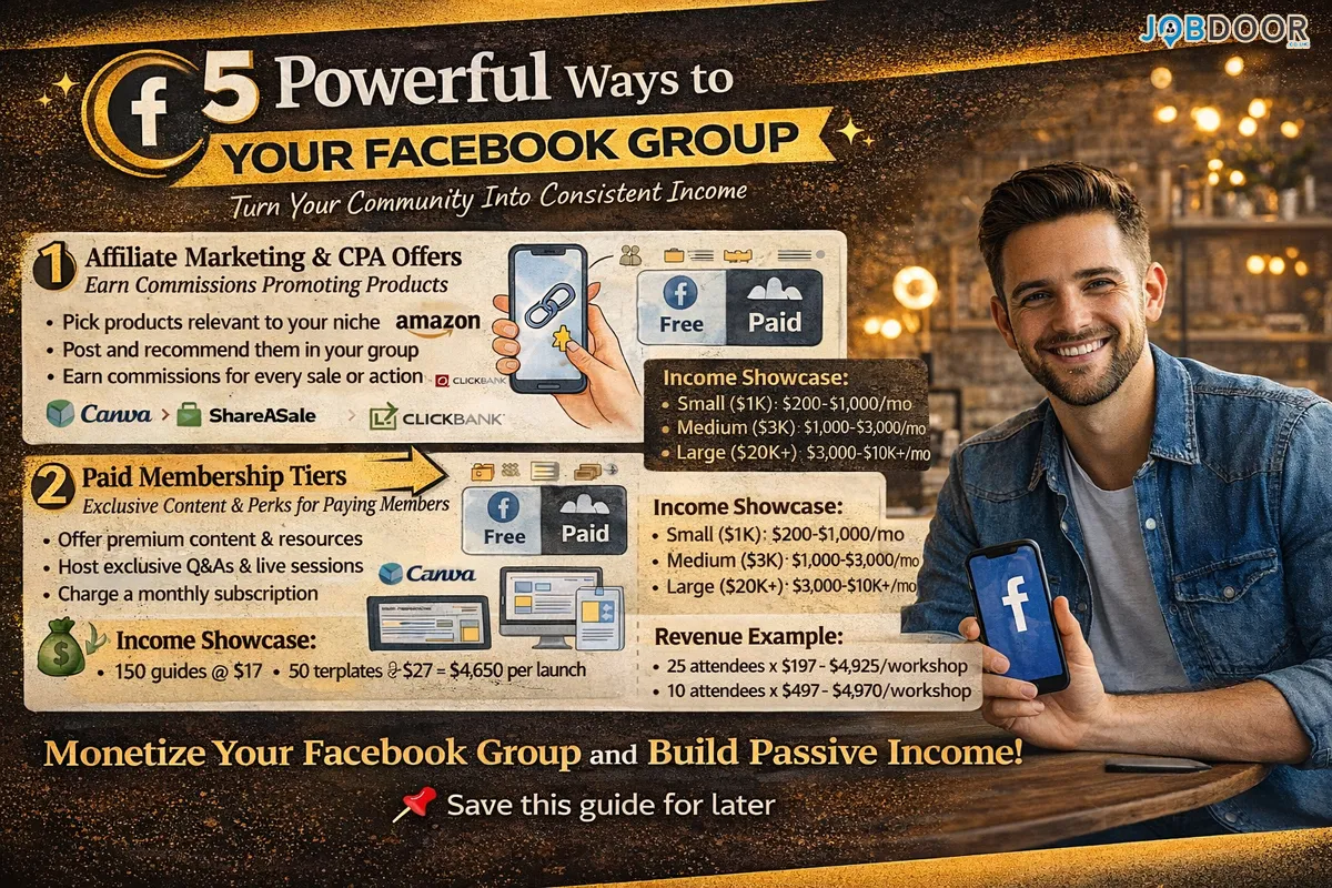 Ways To Monetize Your Facebook Group