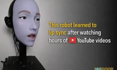 Robot Learns to Lip-Sync by Watching YouTube