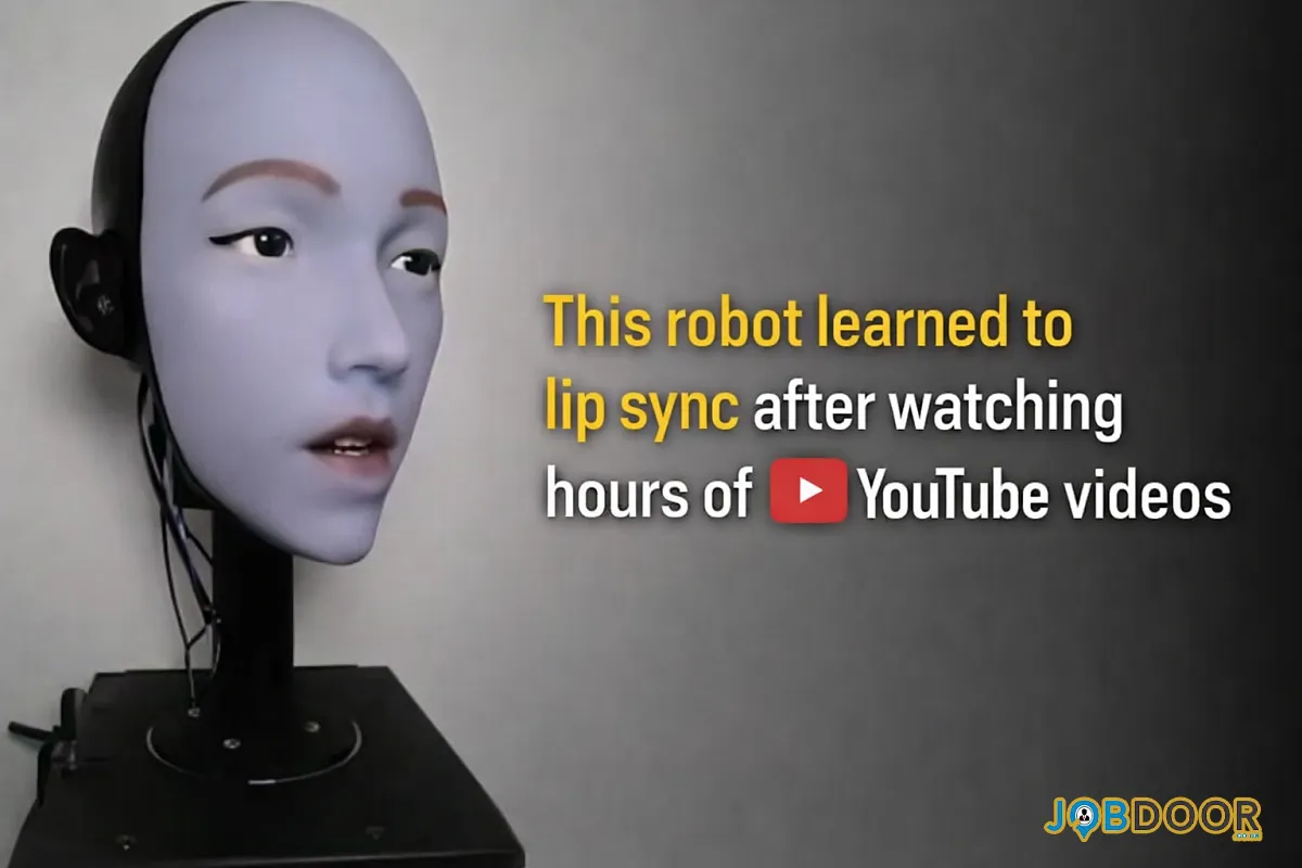 Robot Learns to Lip-Sync by Watching YouTube
