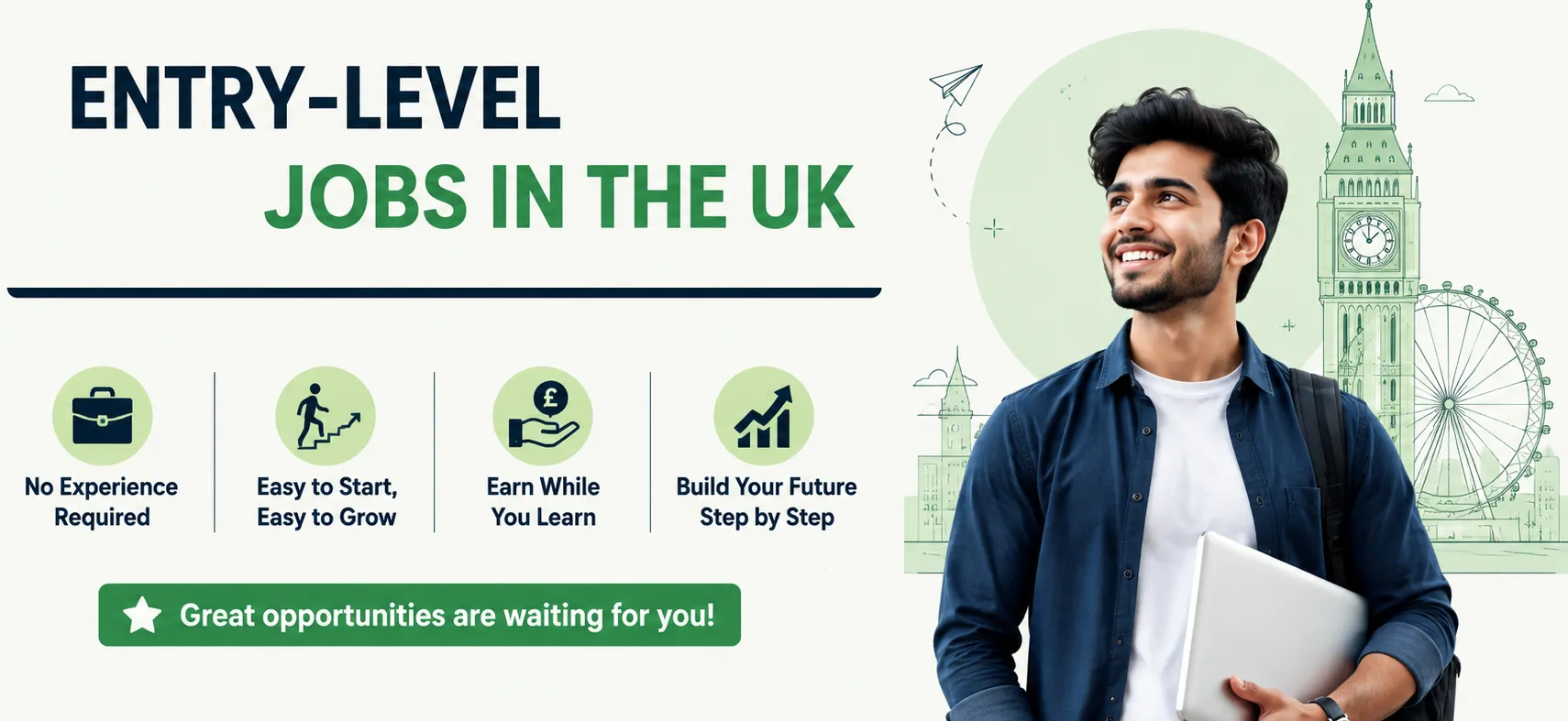 30 Entry-Level Jobs in the UK