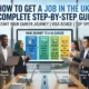How to get a job in the UK
