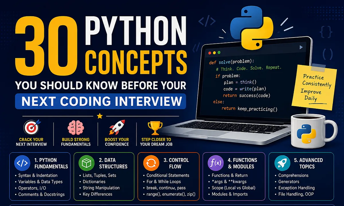 Python Interview Cheat Sheet
