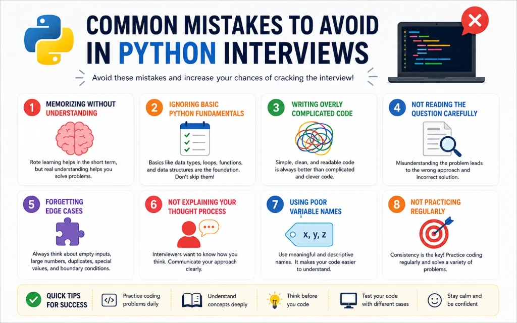 Python Interview Mistakes