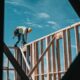 Construction worker on a UK building site