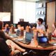 IT project manager leading a team meeting