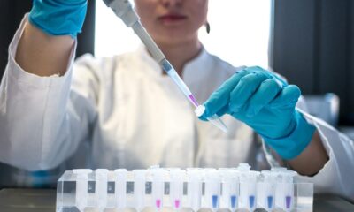 Scientist conducting research in a laboratory
