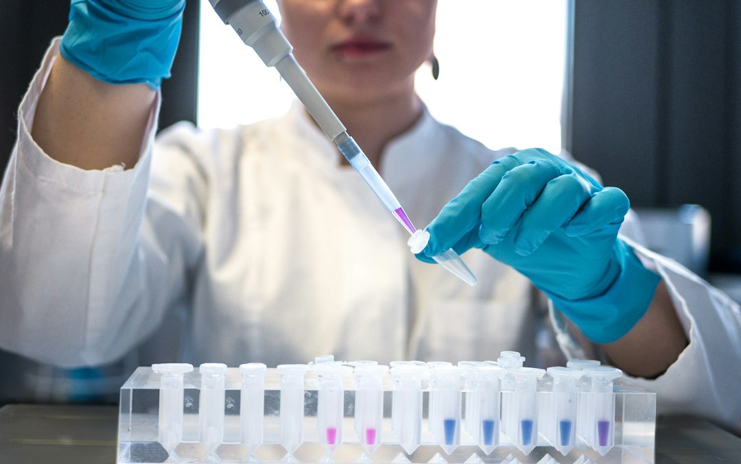 Scientist conducting research in a laboratory