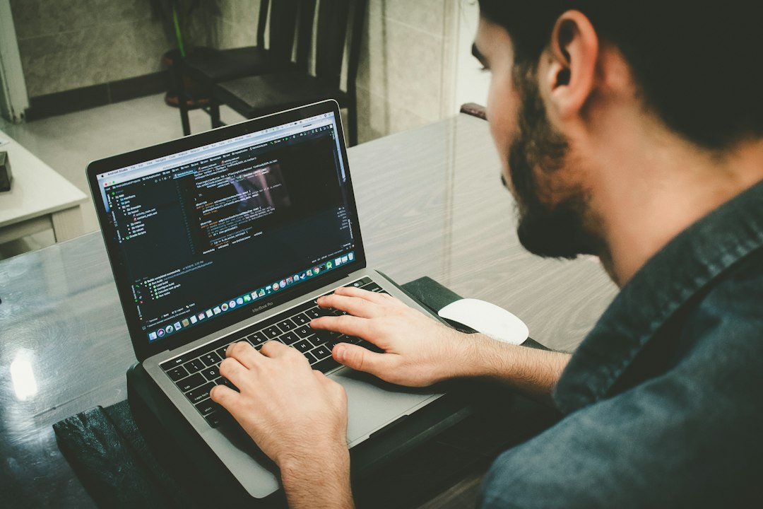 Technology professional working on cloud computing systems